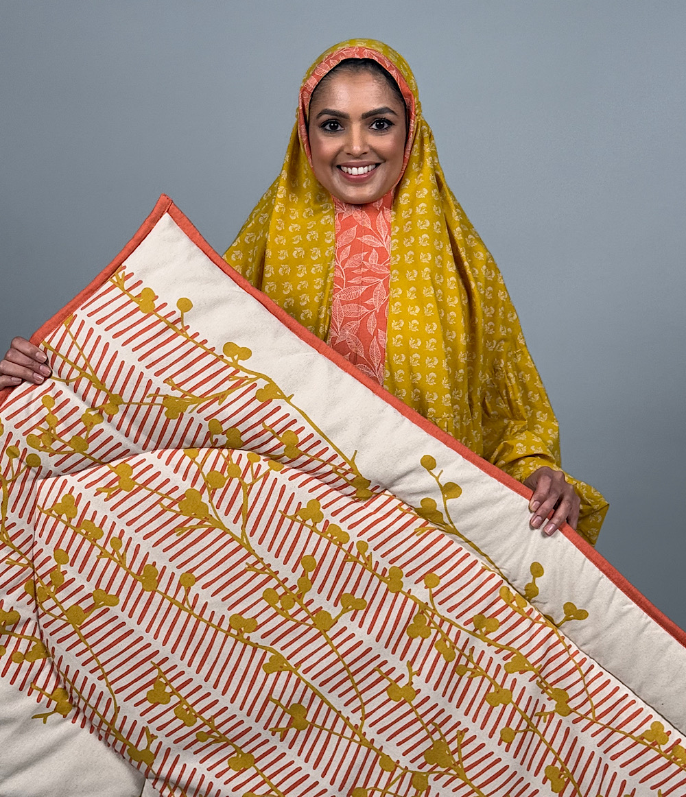 PRAYER SET -  ORANGE & MUSTARD