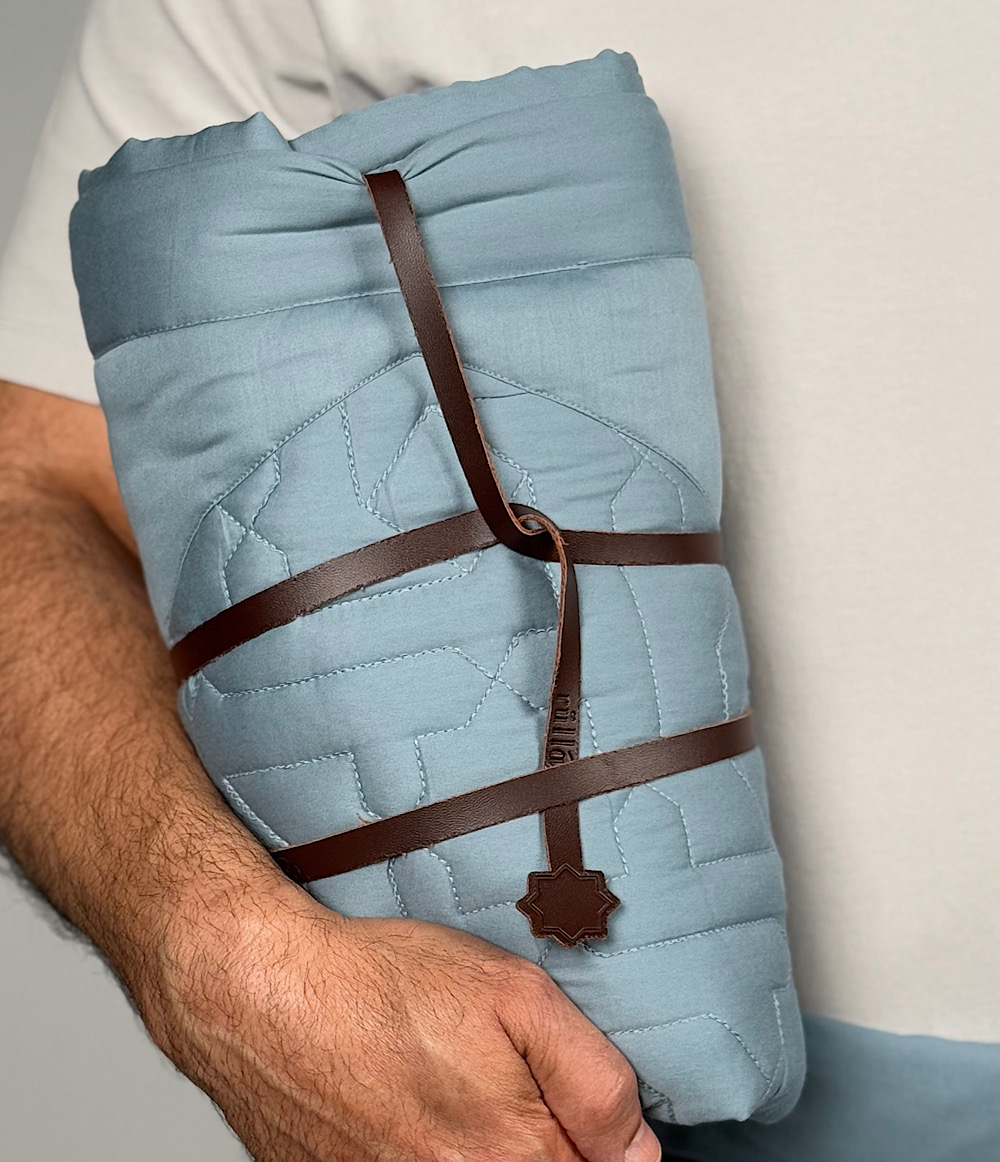 MEN PRAYER RUG - AQUA 