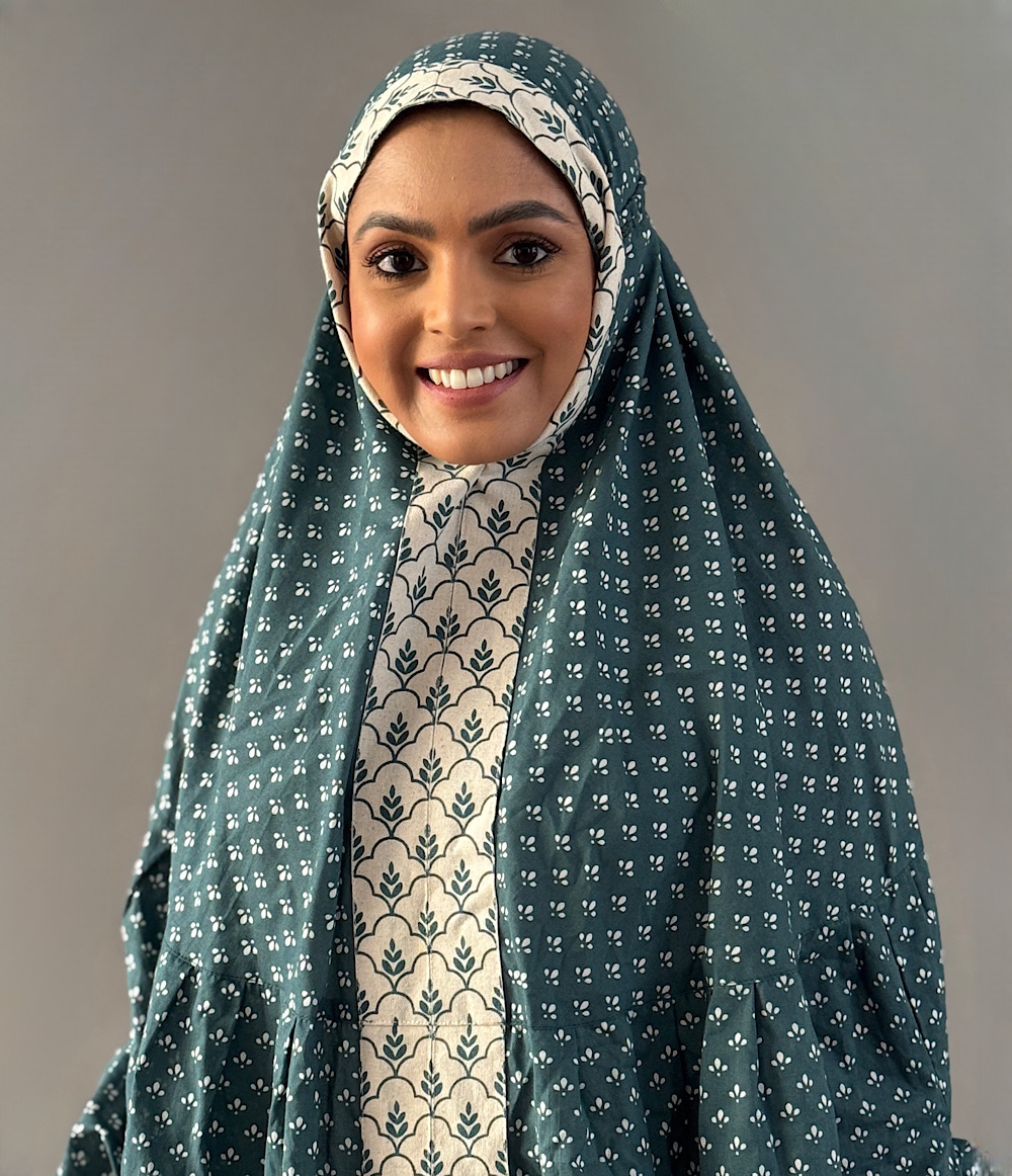 PRAYER GOWN - DARK TEAL