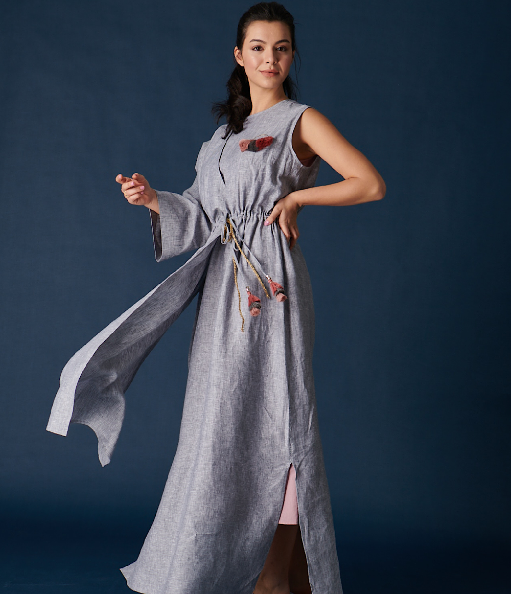 MOTHER`S KAFTAN - GRAY 