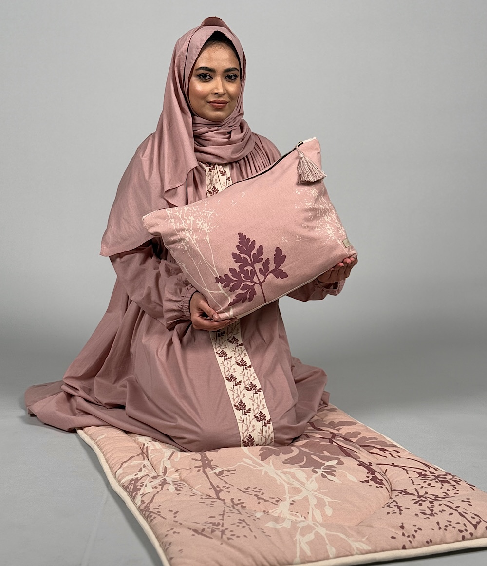 SCARF PRAYER   SET - PINK