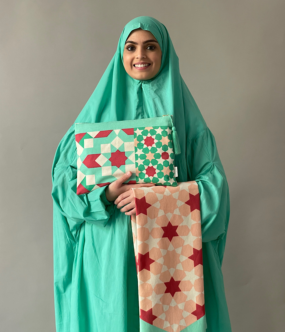 MOROCCAN PRAYER SET - GREEN