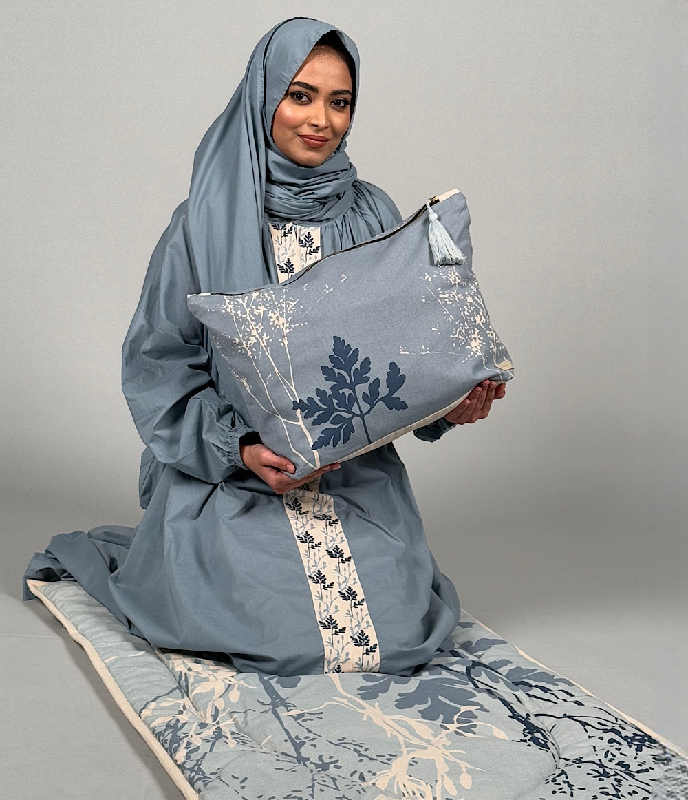 SCARF PRAYER   SET - BLUE