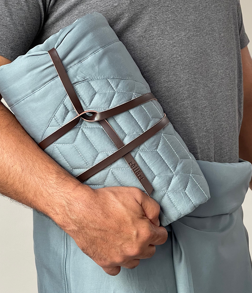 MEN PRAYER RUG - AQUA 