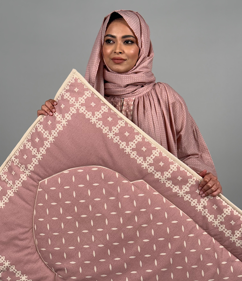 SCARF PRAYER SET - DUSTY PINK